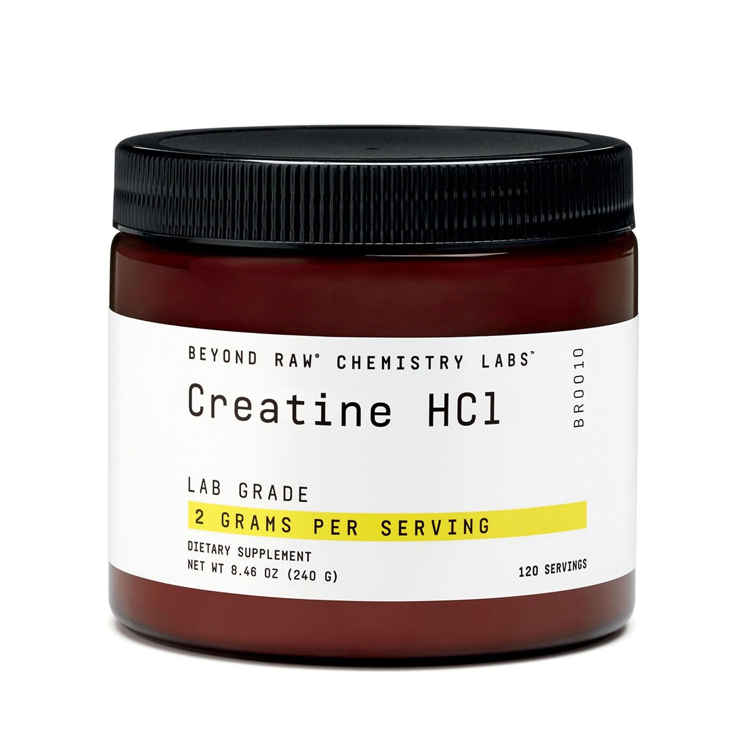 BEYOND RAW Science-Backed Creatine HCl Powder, Muscle Strength and Growth, Athletic Performance, Cognitive Support