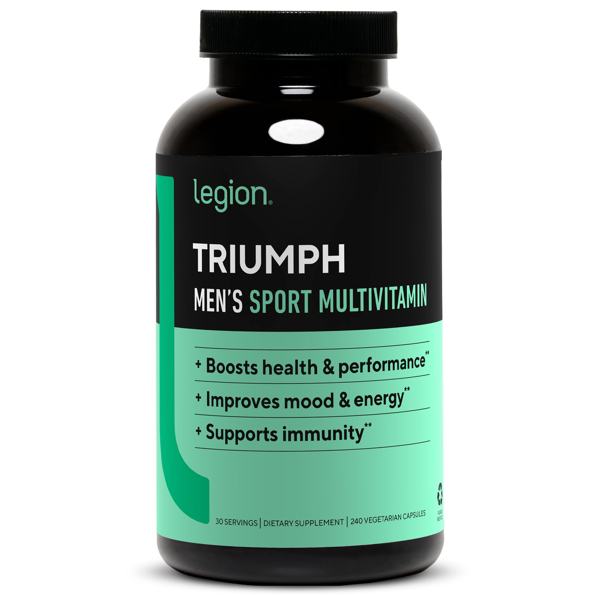 LEGENCY Triumph Men's Sport Vitamin - Multivitamin for Men - Daily Health and Performance Boost - Men's Multivitamin wit